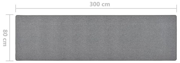 Dugi tepih tamnosivi 80 x 300 cm - Tamno siva 80 x 300 cm Tamno siva 80 x 300 cm