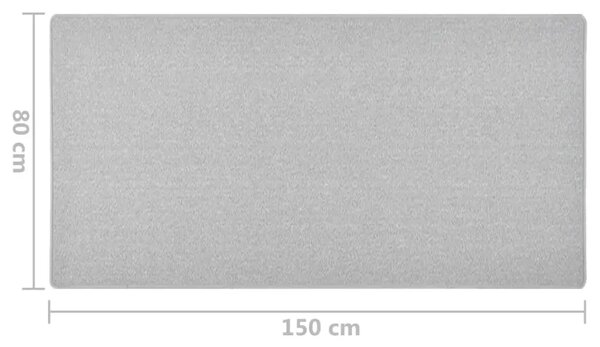 Dugi tepih svjetlosivi 80 x 150 cm - Svjetlosiva 80 x 150 cm Svjetlosiva 80 x 150 cm
