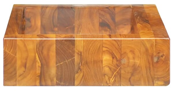 Lavabo - Umivaonik od masivne tikovine 50 x 35 x 10 cm
