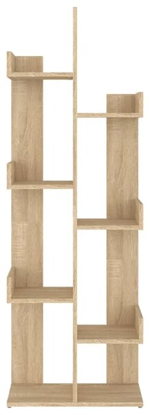 Ormarić za knjige boja hrasta 48x25 5x140 cm konstruirano drvo - sonoma hrast 1 48 cm Sonoma hrast