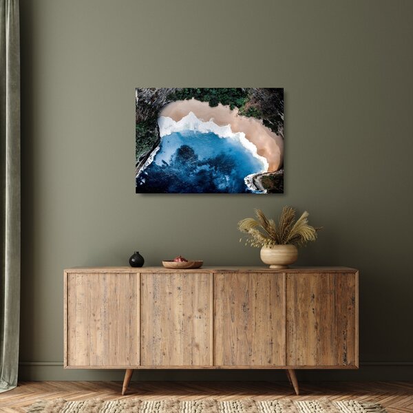 Staklena slika plaže Nusa Penida, Indonezija (70x50 cm)
