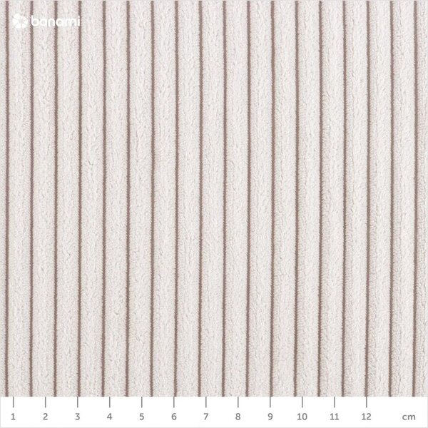 Krem tapecirani bračni krevet s prostorom za odlaganje s podnicom 160x200 cm Voliera – Maison de Rêve