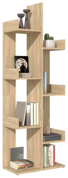 Ormarić za knjige boja hrasta 48x25 5x140 cm konstruirano drvo - sonoma hrast 1 48 cm Sonoma hrast