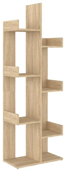 Ormarić za knjige boja hrasta 48x25 5x140 cm konstruirano drvo - sonoma hrast 1 48 cm Sonoma hrast