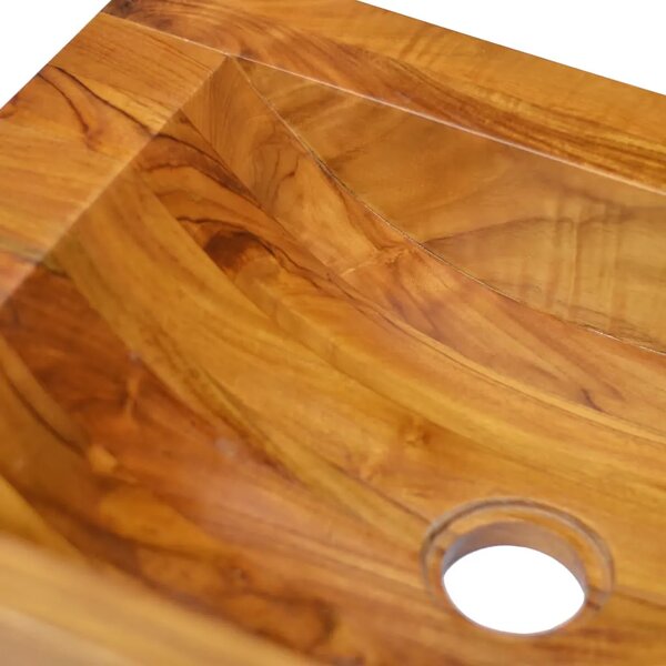 Lavabo - Umivaonik od masivne tikovine 50 x 35 x 10 cm