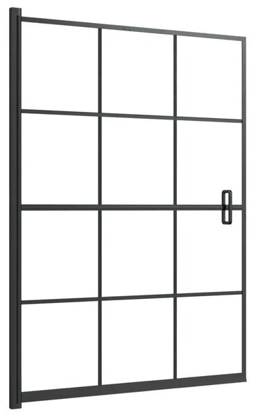 Pregrada za tuš ESG 100 x 140 cm crna - 100 x 140 cm 100 x 140 cm