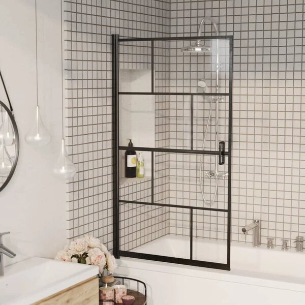 Pregrada za tuš ESG 80 x 140 cm crna - 80 x 140 cm 80 x 140 cm