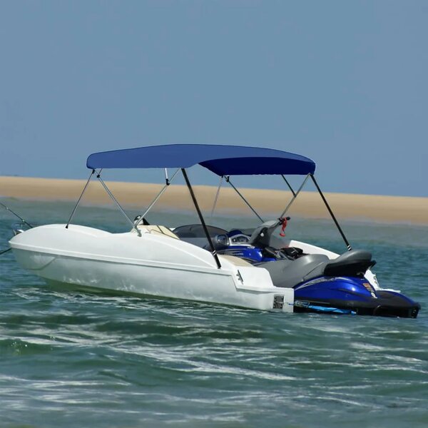 Tenda bimini s 4 luka modra 243 x (230 - 244) x 137 cm - Plava 243 x 244 x 137 cm 1 Plava
