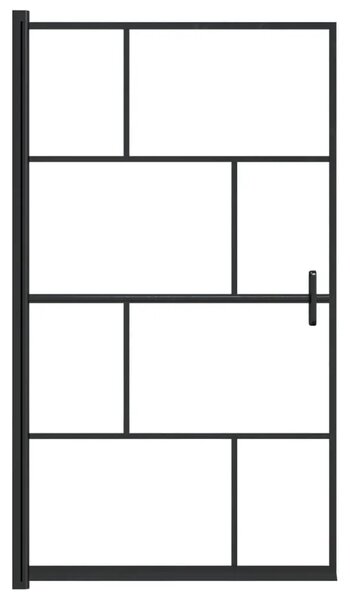 Pregrada za tuš ESG 80 x 140 cm crna - 80 x 140 cm 80 x 140 cm