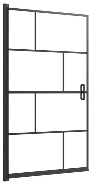 Pregrada za tuš ESG 80 x 140 cm crna - 80 x 140 cm 80 x 140 cm