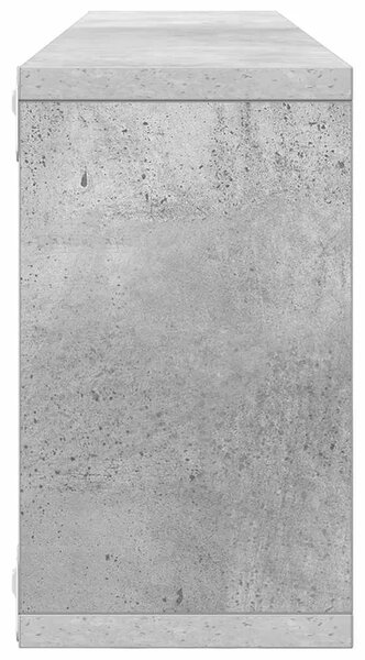 Kockaste zidne police 4 kom boja betona 80x15x26 5 cm drvene - Beton siva 80 x 15 x 26.5 cm 4 1