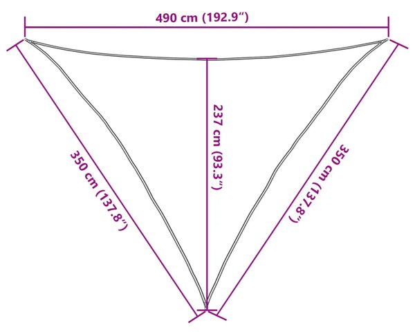 Jedro za zaštitu od sunca 160 g/m² crno 3 5 x 3 5 x 4 9 m HDPE - Crna 3.5 x 3.5 x 4.9 m 1 Crna