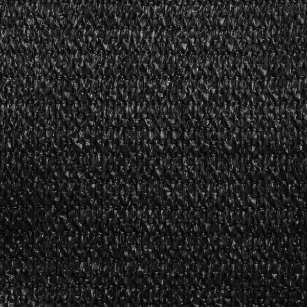 Jedro za zaštitu od sunca 160 g/m² crno 3 5 x 3 5 x 4 9 m HDPE - Crna 3.5 x 3.5 x 4.9 m 1 Crna