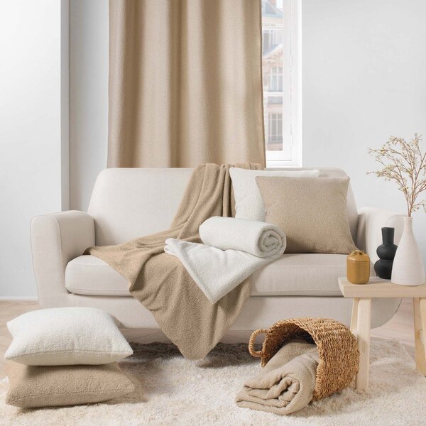Ukrasni jastuk od boucle tkanine 45x45 cm Wooly – douceur d'intérieur