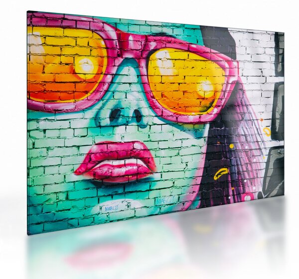 Staklena slika - Grafiti (70x50 cm)