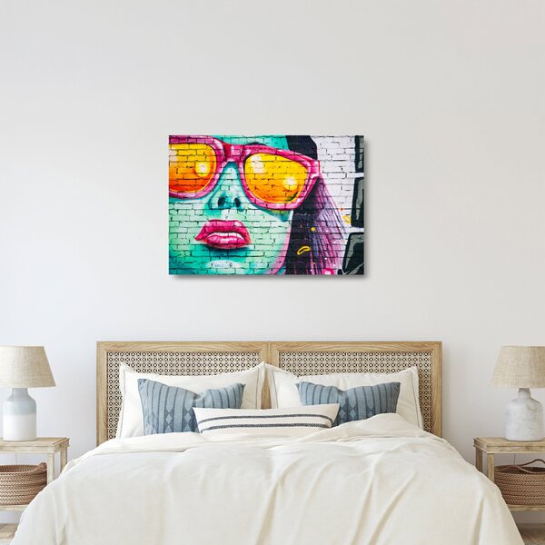 Staklena slika - Grafiti (70x50 cm)