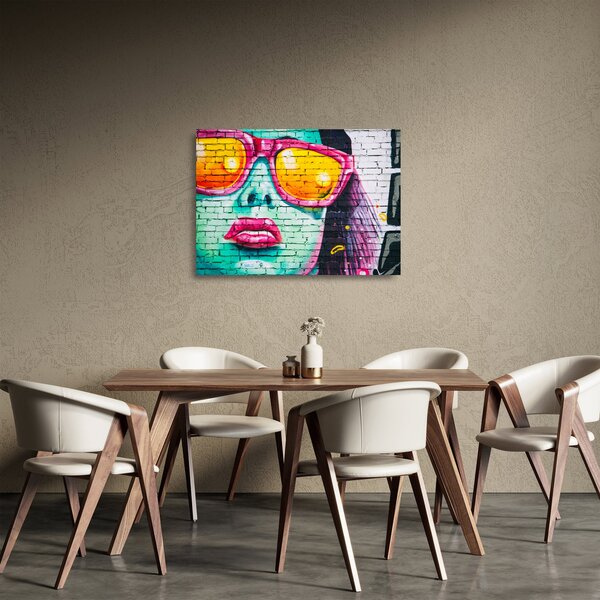 Staklena slika - Grafiti (70x50 cm)