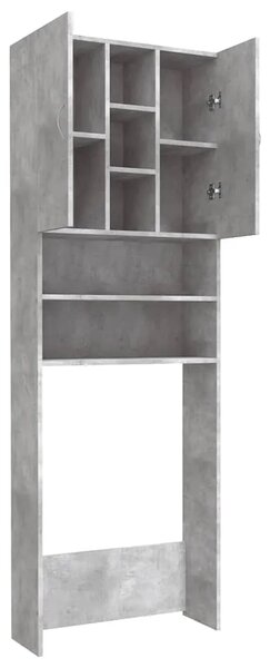 Ormarić za perilicu rublja siva boja betona 64 x 25 5 x 190 cm - Beton siva 1 Beton siva