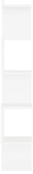 Zidne kutne police bijele 20 x 20 x 127 5 cm konstruirano drvo - Bijela 20 x 20 x 127.5 cm 1 1