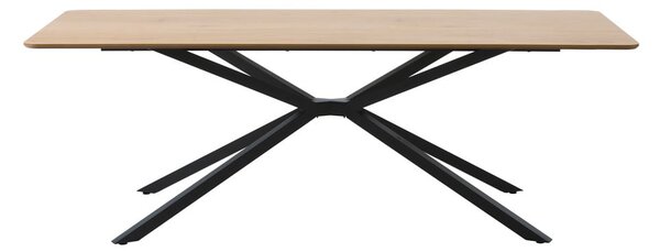 Blagovaonski stol s pločom stola u dekoru hrasta 100x200 cm Cesura – Unique Furniture