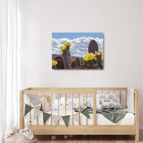 Staklena slika opuncije (70x50 cm)