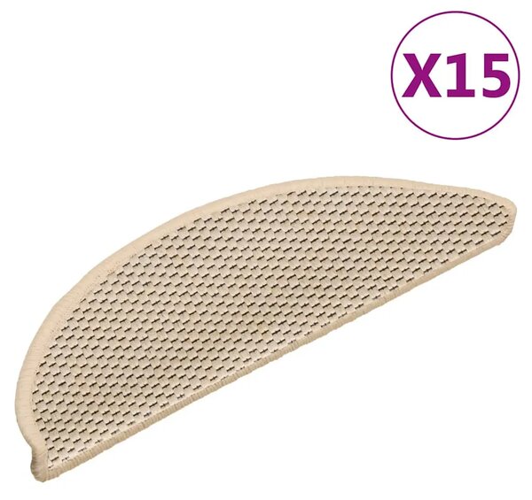 Ljepljivi tepisi za stepenice 15 kom 56x17x3 cm berber - Berberski 56 x 17 x 3 cm 15 Berberski