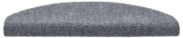 Prostirke za stepenice samoljepljive 10 kom 65x21x4 cm svijetlo sive poluokrugle velike - Svjetlosiva 65 x 21 x 4 cm 10 Sv
