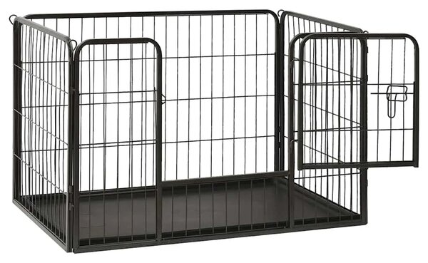 Ogradica za štence od čelika 91 5 x 59 x 61 cm - 91 5 x 59 x 61 cm 1 91 5 x 59 x 61 cm