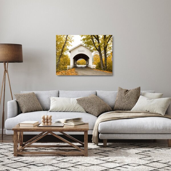 Staklena slika mosta u Oregonu (70x50 cm)