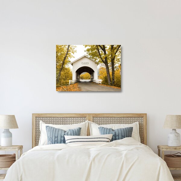 Staklena slika mosta u Oregonu (70x50 cm)