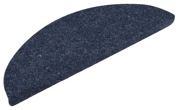 Prostirke za stepenice samoljepljive 10 kom 56x17x3 cm plave poluokrugle - Plava 56 x 17 x 3 cm 10 Plava