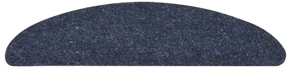 Prostirke za stepenice samoljepljive 10 kom 56x17x3 cm plave poluokrugle - Plava 56 x 17 x 3 cm 10 Plava