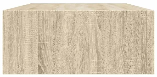 Zidna polica s ladicom boja hrasta 40 x 23 5 x 10 cm MDF - Boja hrasta 40 x 23.5 x 10 cm 1 1