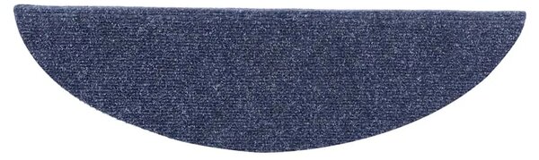 Prostirke za stepenice samoljepljive 10 kom 56x17x3 cm plave poluokrugle - Plava 56 x 17 x 3 cm 10 Plava