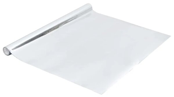 Samoljepljiva folija za namještaj sjajna srebrna 500x90 cm PVC - srebrna visokog sjaja 1 Srebrna visokog sjaja