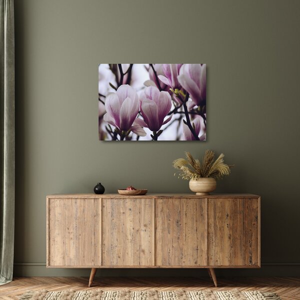 Staklena slika - Magnolija (70x50 cm)