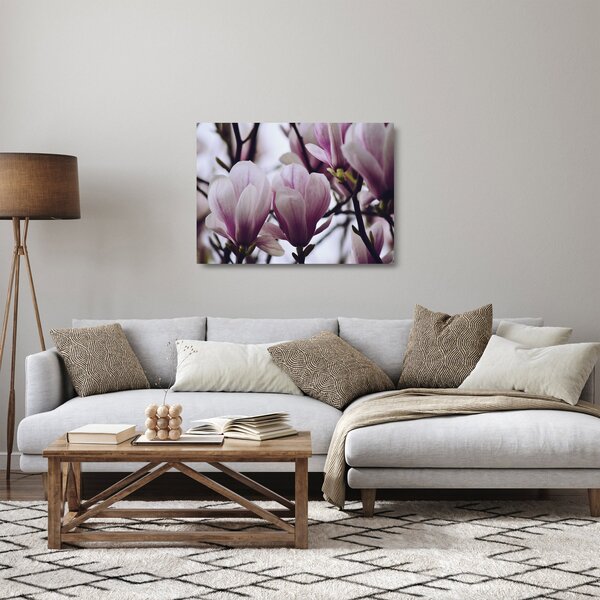 Staklena slika - Magnolija (70x50 cm)