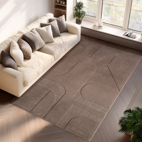 Bež periv tepih 80x150 cm Pompei 1614 – Ayyildiz Carpets