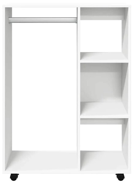 Ormar bijeli 80 x 40 x 110 cm od konstruiranog drva - Bijela 1 1 Bijela