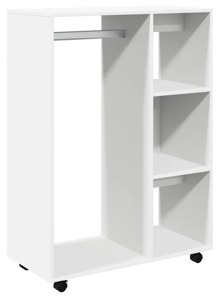 Ormar bijeli 80 x 40 x 110 cm od konstruiranog drva - Bijela 1 1 Bijela