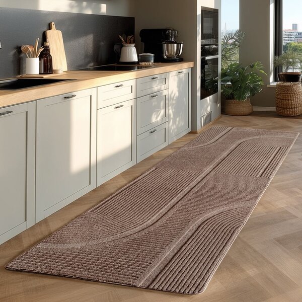 Bež periva staza 80x250 cm Pompei 1612 – Ayyildiz Carpets