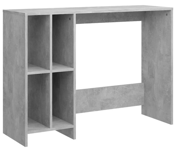Stol za prijenosno računalo boja betona 102 5x35x75 cm drveni - Beton siva Beton siva