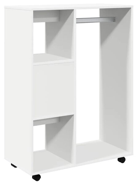 Ormar bijeli 80 x 40 x 110 cm od konstruiranog drva - Bijela 1 1 Bijela