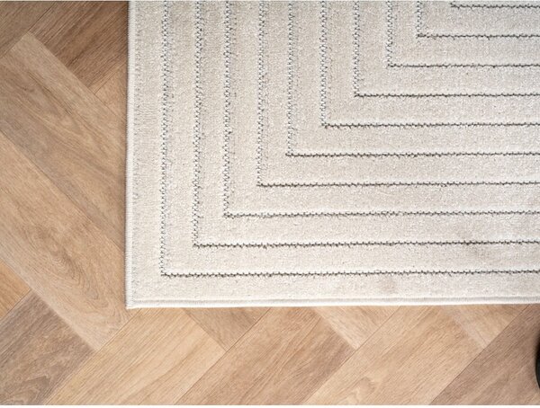 Krem okrugao unutarnji i vanjski tepih ø 80 cm Nova 1202 – Ayyildiz Carpets