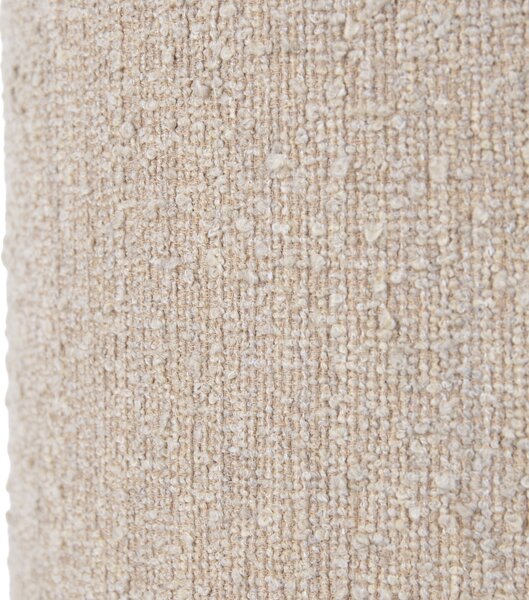 Stoffen lampenkap beige met bouclé stof 18/18/14