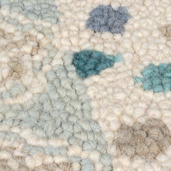 Plavi/bež ručno rađen vunen tepih 160x230 cm Eloise Patchwork – Flair Rugs