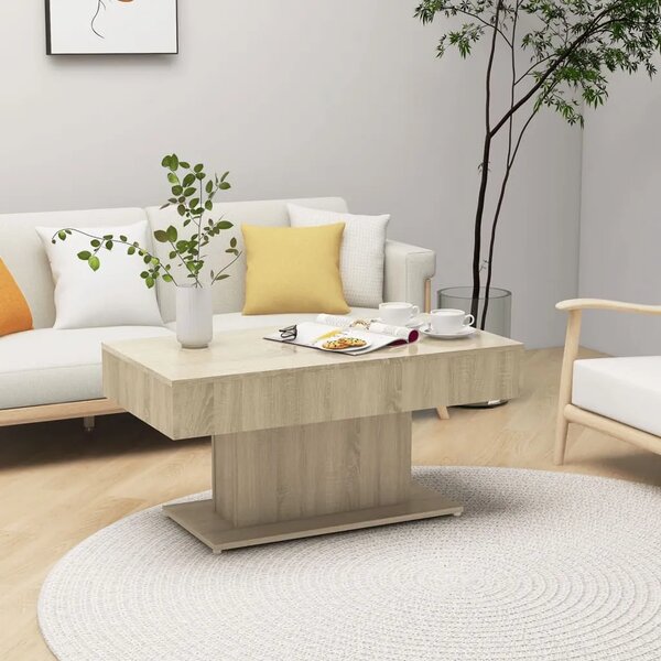 Stolić za kavu boja hrasta 96 x 50 x 45 cm konstruirano drvo - sonoma hrast 1 Sonoma hrast