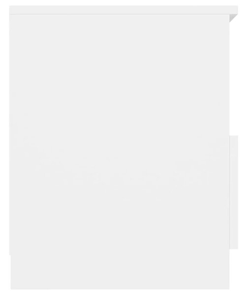 Noćni ormarići 2 kom bijeli 40 x 40 x 50 cm konstruirano drvo - Bijela 2 Bijela 2