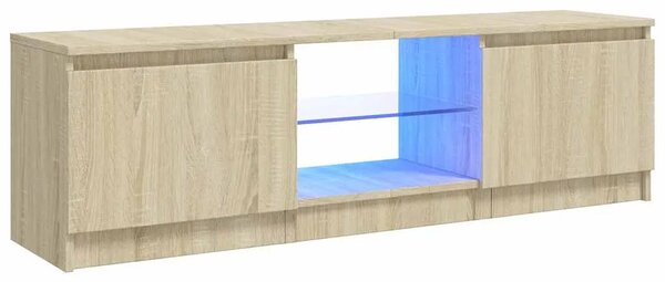 TV ormarić s LED svjetlima boja hrasta sonome 120x30x36 cm - sonoma hrast 120 x 30 x 36 cm 1 Sonoma hrast