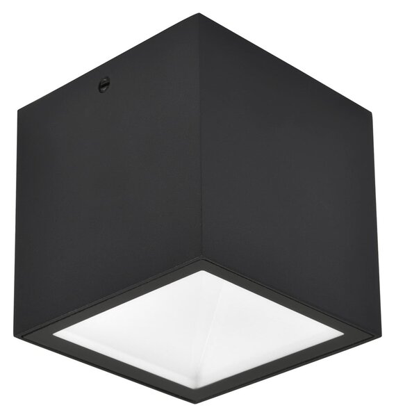 LUTEC GEMINI LED vanjska stropna svjetiljka, crna, 9 x cm, IP65, Crno, Aluminij